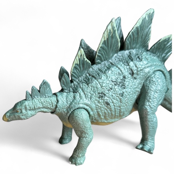 Jurassic Park World Action Attack STEGOSAURUS Mattel 2017 Action Figure Dinosaur - Picture 2 of 8